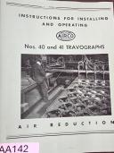 Airco-AIRCO Model Nos. 40 and 41 Travograph Manual, Manual Type: Instructions for Installing and Operating- Nos. 40 and 41 Travographs-01